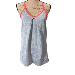 Aviva Sports Women's XL Gray Racerback Tank Top Activewear